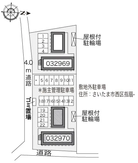 ★手数料０円★さいたま市西区指扇　月極駐車場（LP）